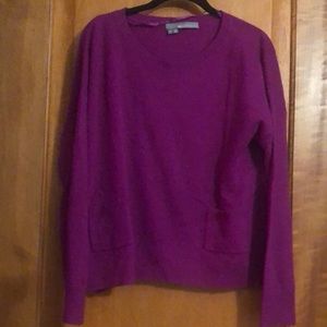 Cashmere box cut sweater